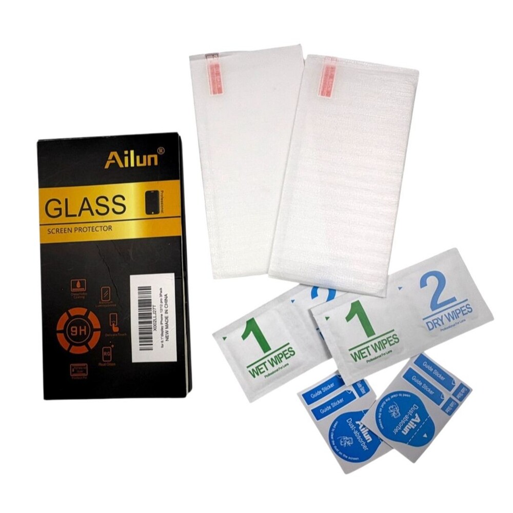 Ailun Glass Screen Protector~ 4 Pack~IPhone 12/12Pro~Open Box  6.1 inch